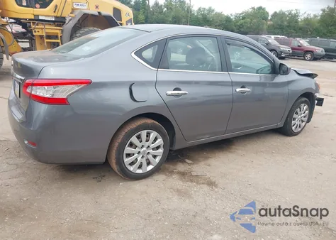 2015 Nissan Sentra S z USA, uszkodzony, nr VIN 3N1AB7APXFY303596